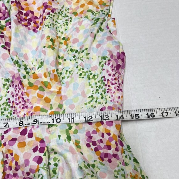 Wanko Dress Womens 36 US 6‎ Colorful All Over Floral Fit Flare Feminine Church - Picture 8 of 9